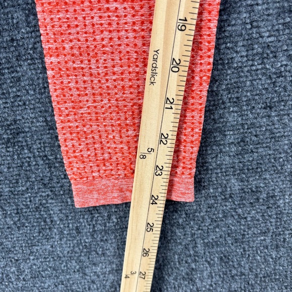 Gymshark Vital Seamless Leggings Orange High Rise Women’s Medium Gym Workout - Picture 8 of 11